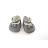 Grijze Ballerina`s met bandje